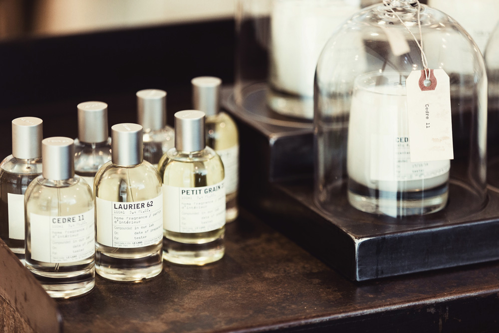 A Le Labo display in IFC mall 